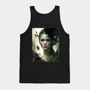 elf portrait view v1 Tank Top